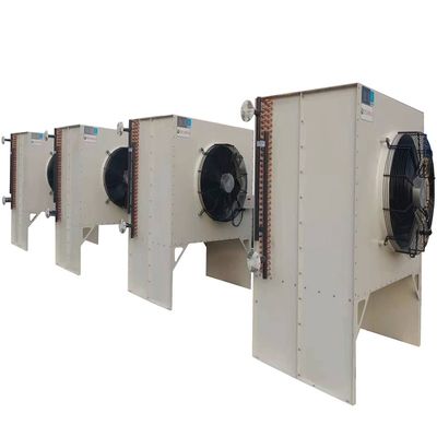 Seitenblasenplatte Typ Niedrigleistungsindustrieller Trockenkühler Energieeinsparung mit EG-Ventilator