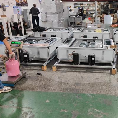 1-5HP Super-Schlanke Decke Hängende Wassergekühlte DX Luftbehandlungseinheit Luftreinigung HVAC für Industrie