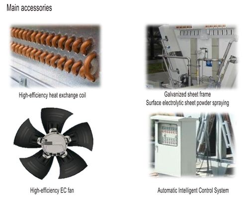 Individuelles Design Trockenkühlgerät Fernradiator 42000m3/H für die Genset-Motorkühlung