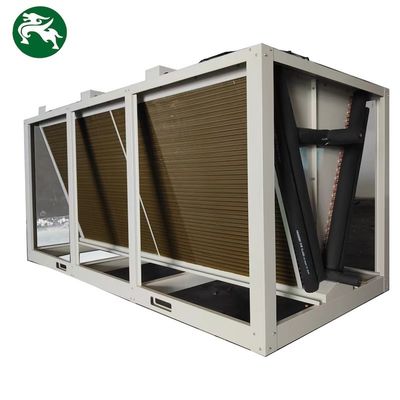 Energieeinsparende Trockenkühler des Typs V Klimaanlage für Datenbankraum Wärmeabbau mit drei Ventilatoren