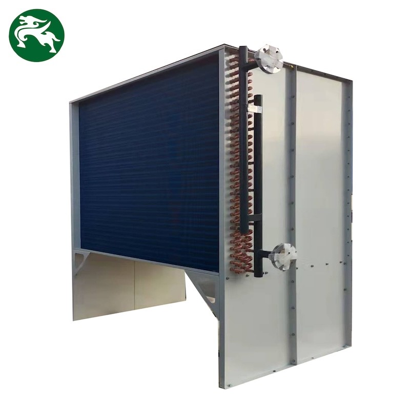 Seitenblasenplatte Typ Niedrigleistungsindustrieller Trockenkühler Energieeinsparung mit EG-Ventilator