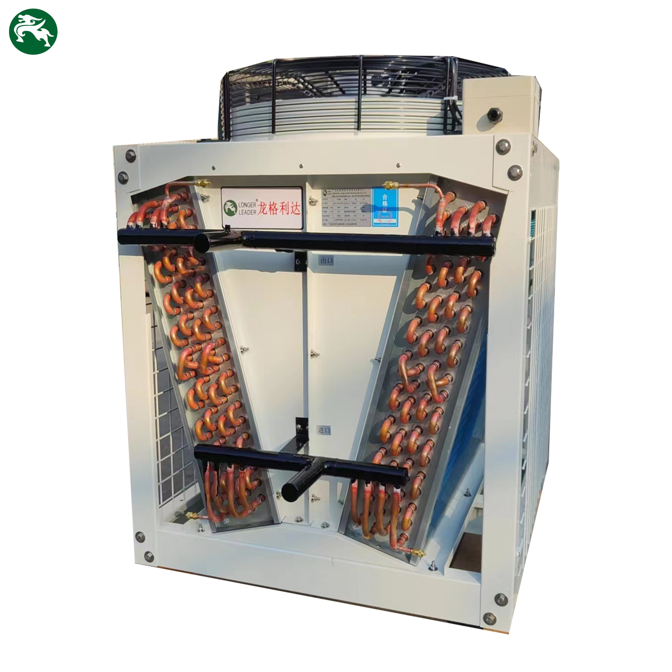 Kupferrohr-Aluminium-Finnen-Trockenluftkühler für die Immersionskühlung von Rechenzentren